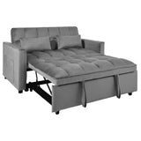 Convertible Sofa Bed,3-in-1 Pull Out Couch Bed with Reclining Backrest and Pillows,Sofa Bed Chair W2941P306500