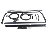 17Pcs Rubber Door Tailgate Weatherstripping Seal Kit Fit for Chevrolet El Camino GMC Caballero 68320605