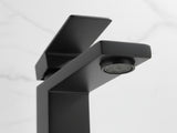 Single Handle Bathroom Faucet Lavatory Faucet Stainless Steel Single Hole-T20, Matte BlackUnable 83911547