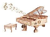 MUSIC PARK 3d Wooden Puzzle Piano Music Box Can be played Handmade Assembly Model kit DIY Crafts 08542761