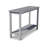Eucalyptus Console Table, Silver Gray B04660599