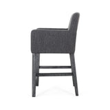 Upholstered 26 inch Counter Stool - Charcoal/Gray 71252.00CHAR