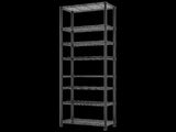 8 tier Heavy Duty Storage Shelves 78.74" H Wire Shelving Unit with Wheels 1600LBS NSF Metal Shelves 15208814