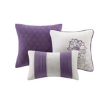 Full/Queen 6 Piece Printed Duvet Cover Set B03597307