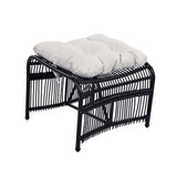 3 Pieces Wicker Outdoor Patio Furniture Set with Lounge Chair, Balcony Chairs Table Set with N780P209442B