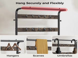 Hall Tree with Bench and Coat Rack, Entryway Bench with Storage and Hooks, 4-in-1 Coat and 99124789