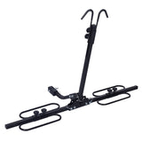 ZUN 2 Bike Carrier Platform Hitch Rack Bicycle Rider Mount Fold Receiver 2" W46538732