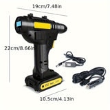 1PC Car Mounted Pump, Wireless Lithium Electric Tire Pump, Pump, 19546941