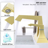 2-Handle Heavy Duty Bathroom with Drain and Supply Kits, Modern Style Lavatory Deck Mounted T3177P277483