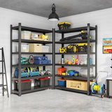 Garage Storage Rack, 6-Story Metal Shelves, Adjustable Partition Storage Unit, Supermarket, Home, W1831P366862