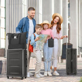 2 Piece Luggage Set with Bags Expanable Spinner Wheels ABS Lightweight Suitcase with TSA Lock N732P198744B