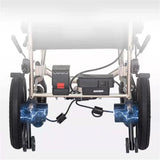 Folding Electric Wheelchair For Adults Elderly Mobility Aid Motorized Dual Motor 83216730