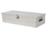 30" Elegant 5-Strips Pattern Aluminum Toolbox Silver 70391005