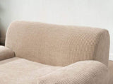42" Wide Modern Upholstered Chenille Vertical Stripes Accent Chair, Boneless Single Sofa Chair, W3118P453257