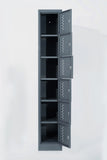 Metal garage storage cabinet, six separate storage compartments - 70.98-inch steel lock cabinet, W396P305874