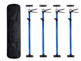360&deg Rotating Adjustable Support Rod with 45&deg Tilt Stand for Cabinet Jacks Cargo Bars Drywalls 13558038