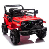 ZUN 12V Kids Ride On Electric Truck Car W/Parents Control,2WD,Four-wheel suspension,Early education W1578P187461