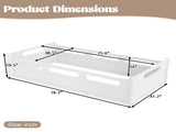 Twin Size Floor Platform Bed with Full-length Guardrails, Low Profile Twin Bed Frame, No Box Spring W1580P438763