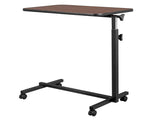 Multifunctional Adjustable Bedside Table MDF Iron Movable Sofa Side Table 4-Wheeled Small Computer 56326087