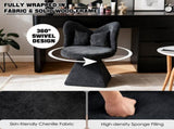 Vanity Chair with Butterfly Back,Swivel Accent Chair Dining Chairs,Makeup Stool for Bedroom Dressing 74909586