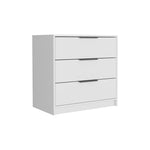 ZUN Kaia 3 Drawers Dresser, Superior Top -White B20091879