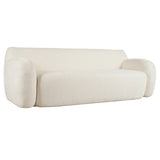 U_Style 81.5" Minimalist Compression Sofa, Curved Design, 3-Seater Casual Sofa for Living Rooms, N711P192002A