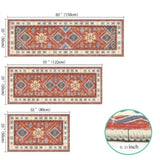 ZUN Kitchen Rug Sets 3 Piece with Runner Non Slip Kitchen Rugs and Mats Washable Kitchen Mats for Floor 87226042