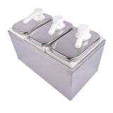 6L Stainless Steel Sauce Pump Dispenser Squeeze Condiment Dispensing Container Condiment Pump 56638199