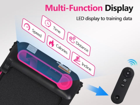 NEW Folding Walking Pad Under Desk Treadmill for Home Office -2.5HP Walking Treadmill With Incline N728P185825B