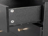 Modern Simple 5-Drawer Dresser Black 95957598