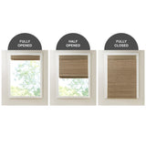 Bamboo Light Filtering Roman Shade 64"L B035129691