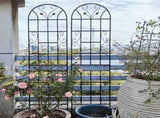 4 Pack Metal Garden Trellis 86.7" x 19.7" Rustproof Trellis for Climbing Plants Outdoor Flower W1586P268035