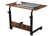 Rolling & Height adjustable P2 15MM Chipboard & Steel Side Table with Baffle 74177714