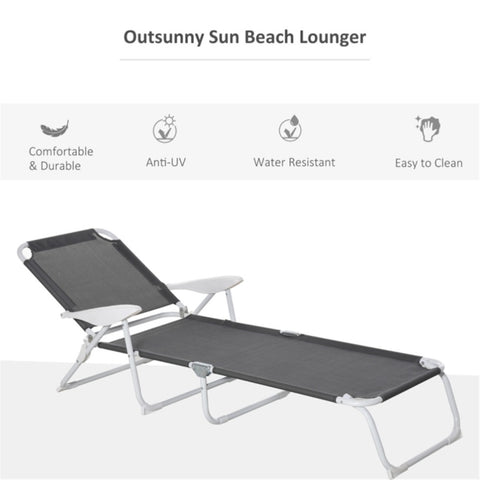 ZUN Folding Lounge Chairs / beach chair （Prohibited by WalMart） 12926720