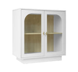 Storage Cabinet with Acrylic Door for Living Room, Dining Room, Study W688127147