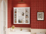 36'' x 28'' Medicine Cabinet, Wall Mounted Bathroom Storage Cabinet, with 1 Adjustable Shelf, N710P358584K