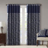 Jacquard Curtain Panel Pair B03598175