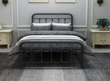 Metal Platform Bed Frame with Headboard No Box Spring Needed Twin BLACK W84068777