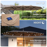 Outdoor beach umbrella/Double-Sided Sun Umbrella 53914318