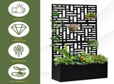 Metal Garden Bed with 70 Inch Height Metal Planter Box with 26321469