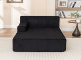 Right Armrest Chaise Lounge Chair Upholstered Sofa Bed No Assembly Required,Oversized Sleeper Chair W1170P333284