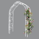 Metal Garden Assemble Freely with 8 Styles Garden Arbor Trellis Climbing Plants Support Rose W158681140
