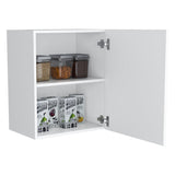 ZUN Manchester 20" Wide One-Door and Two Shelves Wall Cabinet B200P235845