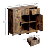 ZUN Storage Cabinets,Wooden Floor Cabinet,with Drawers and Shelves Storage Cabinets,Accent Cabinet for 07194330