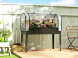 Garden Bed with Mini Greenhouse 94058872