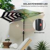 Half Umbrella Outdoor Patio 15032171