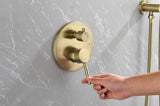 Shower System, Wall Mounted Shower Faucet Set for Bathroom with High Pressure 10" Stainless Steel 94526751
