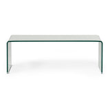 ZUN COFFEE TABLE 12MM TEMPERED BENT GLASS 57674.00