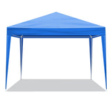 10'x10' Gazebo Waterproof Outdoor Canopy Patio Tent Party Tent for Wedding BBQ Cater, Blue 44411827