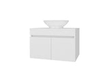 Sheridan Bathroom Vanity with 2 Doors and Sink, White B128P314799